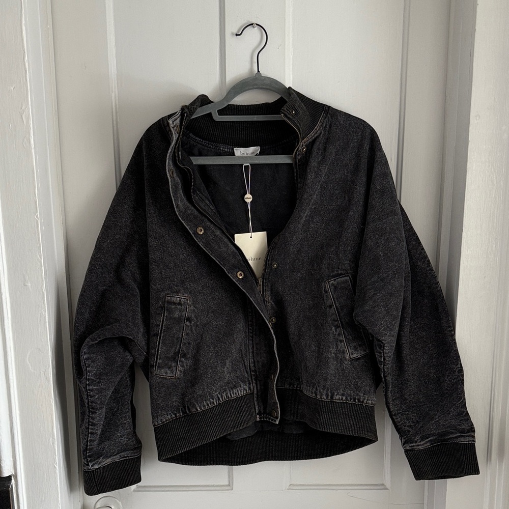 bohme Black Denim Jacket